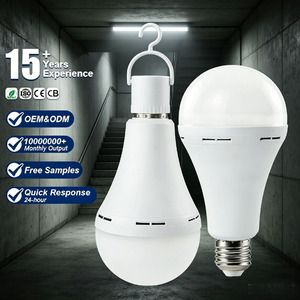 Factory Wholesale 7W 9W 12W 15W LED Ampoule <strong>Rechargeable</strong> Emergency Light Bulb E27 B22 <strong>Rechargeable</strong> <strong>Lamp</strong> With Lithium Battery - Product Image 2