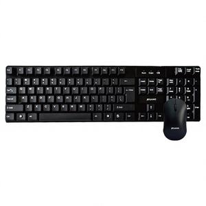 Combo de Teclado y Ratón Inalámbrico USB Jeqang <span class=keywords><strong>JW</strong></span>-7100, Sensor Óptico, Teclas Multimedia, Diseño Ergonómico para PC/Portátil, Idioma Árabe - Product Image 1