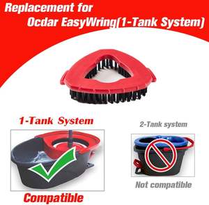 O-Ce dar RinseClean Cabezal de fregona de fibra ultrafina Reemplazo Herramienta eléctrica de limpieza de pisos para EasyWring - Product Image 2