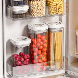Airtight Press Type Storage Jar Cylinder Food Grade Sealed Moisture Proof For <b>Flour</b> Snacks Grains Household Use - Product Image 4