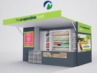Kiosque mobile en métal MCG de 10 pieds, bar et café, modulaire, mobile, détachable, magasin de proximité extérieur, bureau à vendre