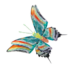 Custom Embroidery Heat Transfer Printing Exquisite Butterfly <strong>Patch</strong> Dress Lace Embroidery Decoration Clothing Embroidered <strong>Patch</strong> - Product Image 6