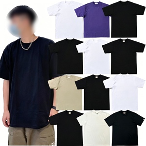 Camiseta de Hombre 100% Algodón, 240g, Venta al Por Mayor de Fábrica, Diseño Personalizado, Estilo Vintage, Holgada, Casual, de Alta Calidad, Manga Corta - Product Image 2