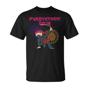 Camiseta de Pirotecnia Ninja Pyro Pyromaniac, Producto Promocional - Product Image 2