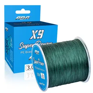 Wholesale 500m super strong 9X Strand braided fishing line 500 lb for fishing