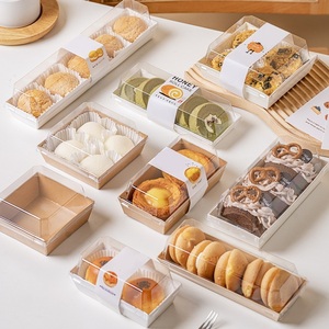 Nhu Cầu Cao Bánh Bao Bì Hộp Bánh Cuộn Thụy Sĩ Cuộn Khăn Cuộn Bánh Sandwich Bao Bì Hộp Cổ Điển Bán Buôn Bánh Hộp - Product Image 4