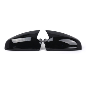 Cho Opel Vauxhall Astra H 2004 2008 Trái + Bên Phải Cánh Cửa Gương Bìa Cap Đen 6428200 6428219 - Product Image 6