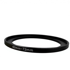 Accessoires pour appareil photo numérique Massa, alliage d'aluminium noir, personnalisation OEM, compatible avec les objectifs plein format, bague d'adaptation pour filtre 52 mm, 62 mm, 72 mm - Product Image 1