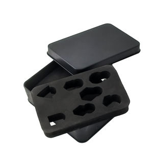 Boîtes d'emballage de dés personnalisables en gros de Dice Factory, boîtes de dés carrées en métal - Product Image 3