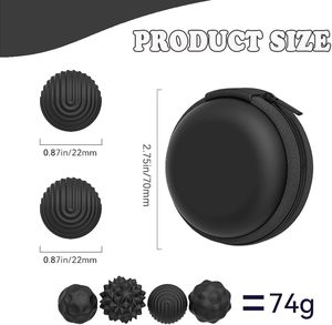 Juguetes Antiestrés de Escritorio de Oficina en Tendencia 2026, 4 Bolas Magnéticas de Silicona para Adultos y Adolescentes, Alivio Sensorial del Estrés para Autismo, Halloween - Product Image 5