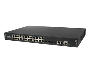 Switch PoE géré avec 24 ports PoE 10/100/1000/2500M et 2 ports RJ45 Uplink 1/10G, 4 ports SFP+ Fibre 1/10G - Product Image 2