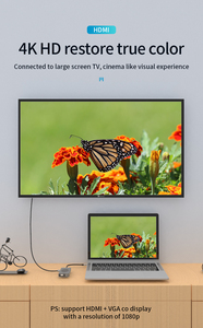 Dock Trạm Sạc Không Dây 13 Trong 1 1080P <span class=keywords><strong>Rj45</strong></span> 100M Type C <span class=keywords><strong>Hub</strong></span> 3.0 13 Cổng <span class=keywords><strong>Usb</strong></span> Đa Năng - Product Image 6