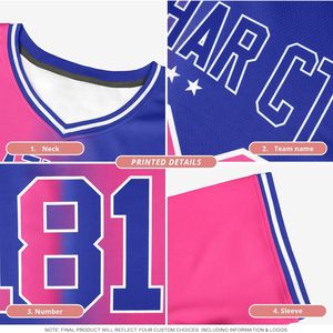 Camiseta de Fútbol Personalizada con Nombre y Número, Sublimada, Cuello en V, Absorbe la Humedad, Unisex, para Adultos, Equipo de Fútbol Americano - Product Image 4