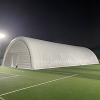 Hangar gonflable géant pour événements extérieurs, tente de garage pour avion, abri pour voiture, tunnel gonflable, bâtiment gonflable