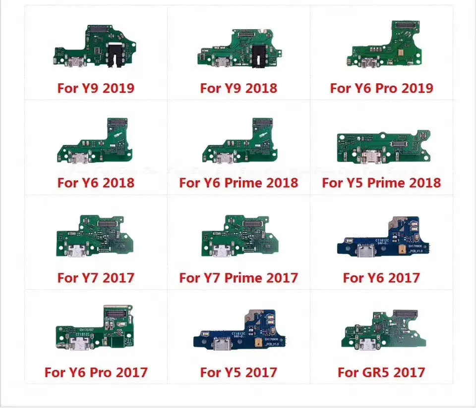 USB Charging Port Dock Connector Flex for huawei y6 y6 pro GR5 2017,Flex Cable Repair Part For huawei y5 y7 y7 prime 2017