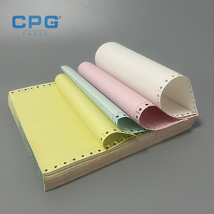 กระดาษคาร์บอนเลสแบบม้วนจัมโบ้ คุณภาพพรีเมียม สำหรับงานพิมพ์ด่วน หนา 50 แกรม กระดาษ NCR สำหรับพิมพ์ใบแจ้งยอดบัญชีธนาคาร - Product Image 1