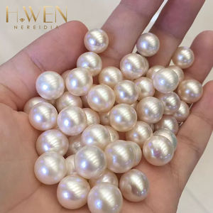 Hạt ngọc trai nước ngọt tự nhiên bóng cao cấp đạt chuẩn bên thứ ba H.WEN, chất lượng 2A-5A, kích thước 2-8mm, màu trắng tím nhạt, đóng hộp thủ công tự làm. - Product Image 1