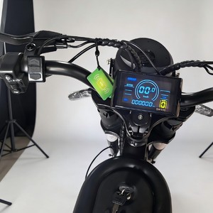 Vélo électrique 20 pouces sans balais 800W 48V avec batterie au lithium, autonomie 60km, noir, moteur moyeu arrière tout-terrain, freins à disque, 7 vitesses, haute performance - Product Image 4