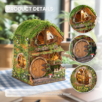 Puzzle en bois 3D DIY Maison miniature Ivy Cottage SL-53 Artisanat en bois Métal Plastique Papier Lumière LED Kit fait main En stock