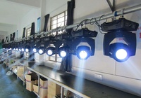 Projecteur à tête mobile Sharpy Beam 230W 7R RGBW professionnel DMX512 IP54 CRI90 pour éclairage de scène, discothèque, DJ, mariage, concert, événements