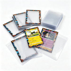 Protège-cartes anti-rayures à motif personnalisé couleur pleine, fournis par l'usine, pour cartes de jeu de collection - Product Image 1