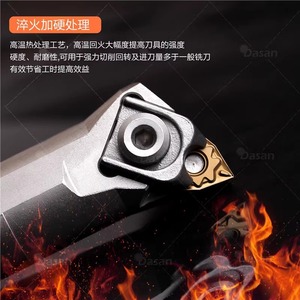 Portaherramientas de Mandrinado DASAN S25T S32U BWLNR08 Cat50, Diámetro Mínimo 15mm, Sin Recubrimiento, Para Mecanizado de Orificios Internos - Product Image 2