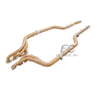 Collecteurs d'échappement isolés dorés pour Mercedes Benz W204 C63 AMG W204/S204/C204/A204 6.2 2008-2013 – Amélioration de puissance pour la course