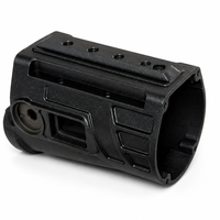 Boîtier de lunette optique en aluminium CNC sur mesure, anodisé noir, coque d'instrument OEM