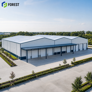 Almacén Modular Industrial de Acero Galvanizado de Gran Capacidad para Distribución de Carga Pesada - Product Image 1