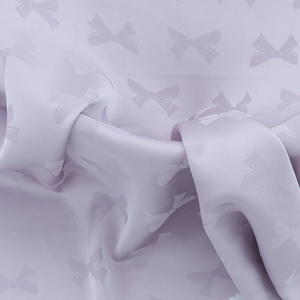 提花缎面奢华睡衣面料女装眼罩有机弹力涤纶氨纶婚礼编织图案 - Product Image 6