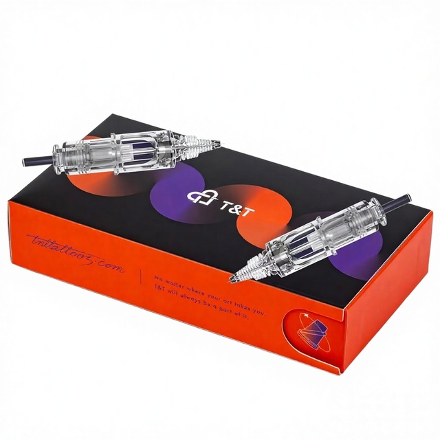 T&T AWE Tattoo Needles-Trial Pack 4 Models Round Liner Cartridges 20 Pcs/Box Professional Use New Customers
