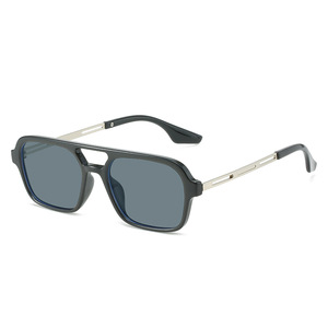 2022 New Lmamba L434 UV400 Protection Custom Double Bridge Retro <b>Sunglasses</b> Logo <b>Square</b> Unisex Fashion Trendy Shades - Product Image 5