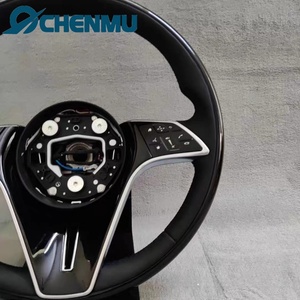 Volante de Cuero para Automóvil <span class=keywords><strong>Mercedes</strong></span>-Benz <span class=keywords><strong>Maybach</strong></span> C300 C200 C180 W204 W211W213 W205 W447  a C S G Sports Car SUV de Alta Calidad - Product Image 3