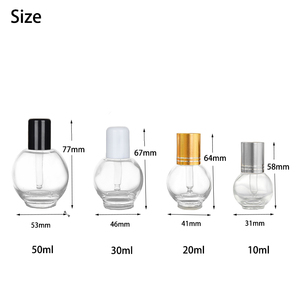 Tùy Chỉnh Chăm Sóc Da Tinh Dầu Thủy Tinh Cuộn Trên Chai 20Ml 30Ml <span class=keywords><strong>50Ml</strong></span> Bóng Hình Dạng Rõ Ràng Cuộn Trên Chai Thủy Tinh (NRB10-B) - Product Image 2