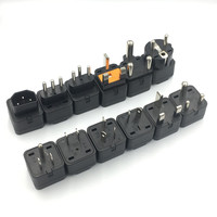 Adaptateur de voyage universel personnalisé avec logo, prise USA/Europe/Royaume-Uni/Australie, certifié CE ROHS