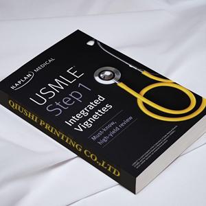 USMLE <span class=keywords><strong>Paso</strong></span> 1: Viñetas integradas Impresión de libros de texto médicos MOQ pequeño Encuadernación de costura Encuadernación perfecta - Product Image 3