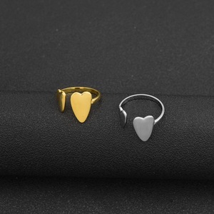 2026 Hot Selling Temperament Niche Design Love Heart <b>Ring</b> Simple Style Unisex's Stainless Steel <b>Rings</b> Fashion Jewelry Wholesale - Product Image 3