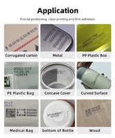 Printer Inkjet Genggam Willita 25.4mm Mesin Pengkodean Portabel Industri untuk Logo Tanggal Kedaluwarsa Kode QR Barcode Pengkodean Batch