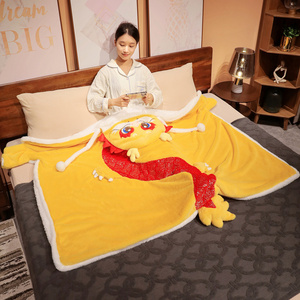 Costume de cosplay de fête pour femmes et filles, dragon du zodiaque, cape rouge, mascotte, cape à capuche, couverture, accessoire de cosplay portable - Product Image 5