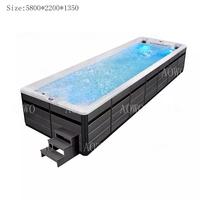 Baignoires de luxe, piscines d'extérieur, grands jets de spa en acrylique avec système de contre-flux, bains à remous. spa piscine sans fin
