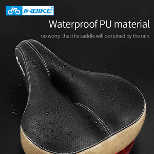 LAMEDA China al aire libre impermeable Durable ciclismo bicicleta silla cojín de cuero asientos de bicicleta - Product Image 6