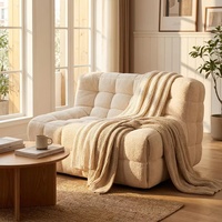 Fauteuil inclinable simple moderne de luxe nordique, pliable et confortable, en tissu, pour salon et salle de cinéma, mobilier de maison