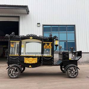 Carroza Fúnebre Blanca de Acero y Cuero con Columna Romana Eléctrica para <span class=keywords><strong>Transporte</strong></span> Especial - Product Image 4