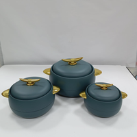 Ensemble cadeau de luxe de 3 pièces pour hôtel et bar de haute qualité pour ensemble de casseroles isolées de luxe 1L + 2L + 3.5L