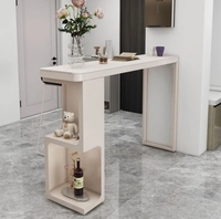 Accueil Balcon contre le mur, Table haute, Table de comptoir de bar simple et facile