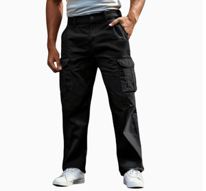 Men Tactical <b>Cargo</b> Trousers Utility <b>Work</b> <b>Pants</b> Breathable Woven Long <b>Pants</b> for Outdoor Training - Product Image 1