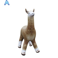 PVC gonflable 3D dessin animé animal alpaga mouton chèvre modèle animal jouet personnalisable