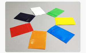 Индивидуальный синий красный желтый зеленый пластиковый маленький прозрачный мини-пакет на молнии - Product Image 2