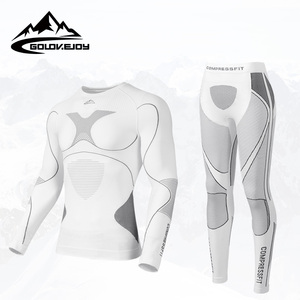 Golovejoy sgy01 tập thể dục Yoga mặc ngoài trời liền mạch thể thao của nam giới phòng tập thể dục đi xe đạp setstight đào tạo đồ lót nhiệt - Product Image 1