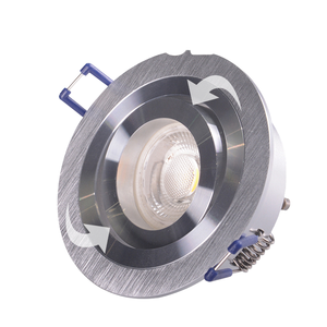 Luz LED Moderna de Techo Empotrada, Redonda, de Aluminio, Ajustable, con CRI90 e IP20 - Product Image 1